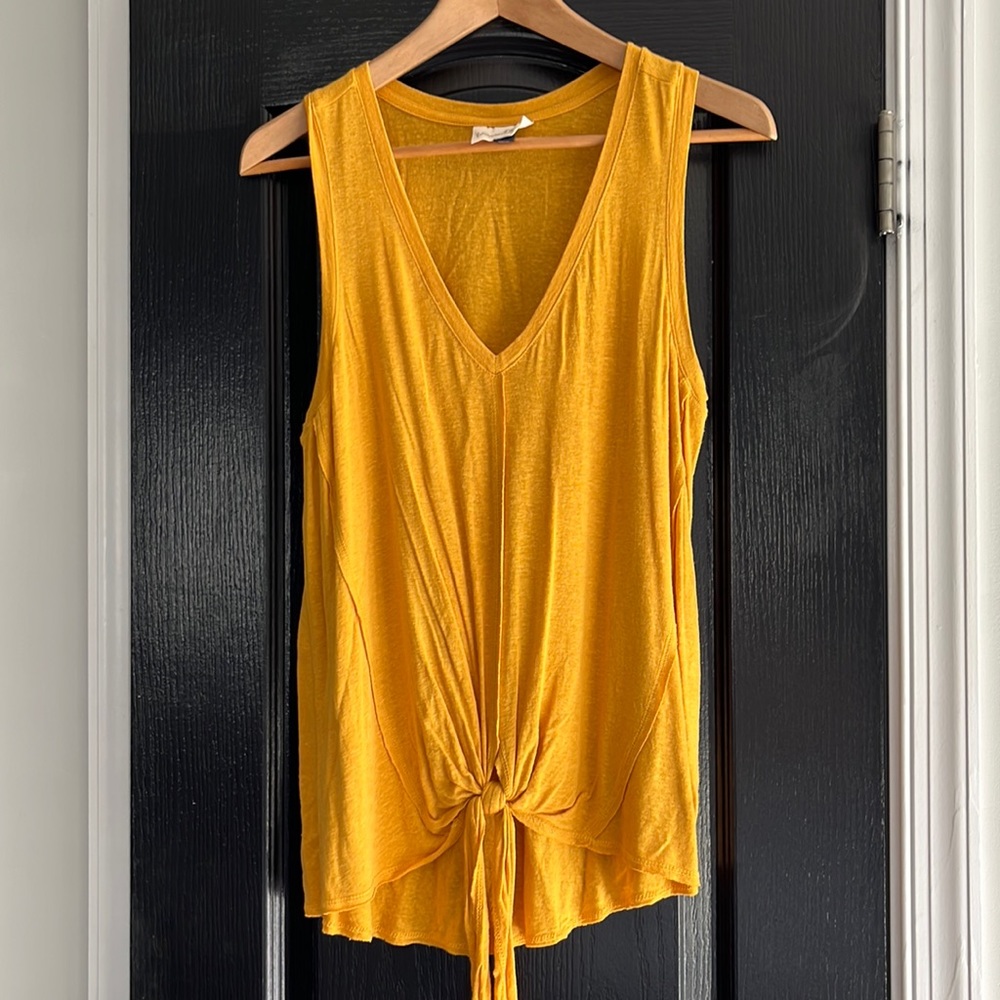 Vintage Threads Mustard Yellow Tank